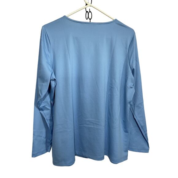 NEW Susan Graver Top Size Large Blue - Picture 9 of 9